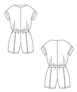 patron couture femme combishort fitany pdf