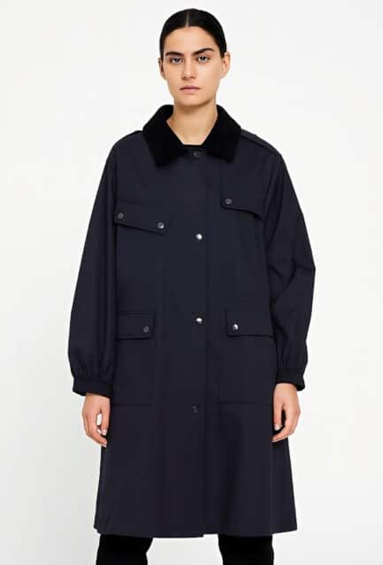 Trench long femme